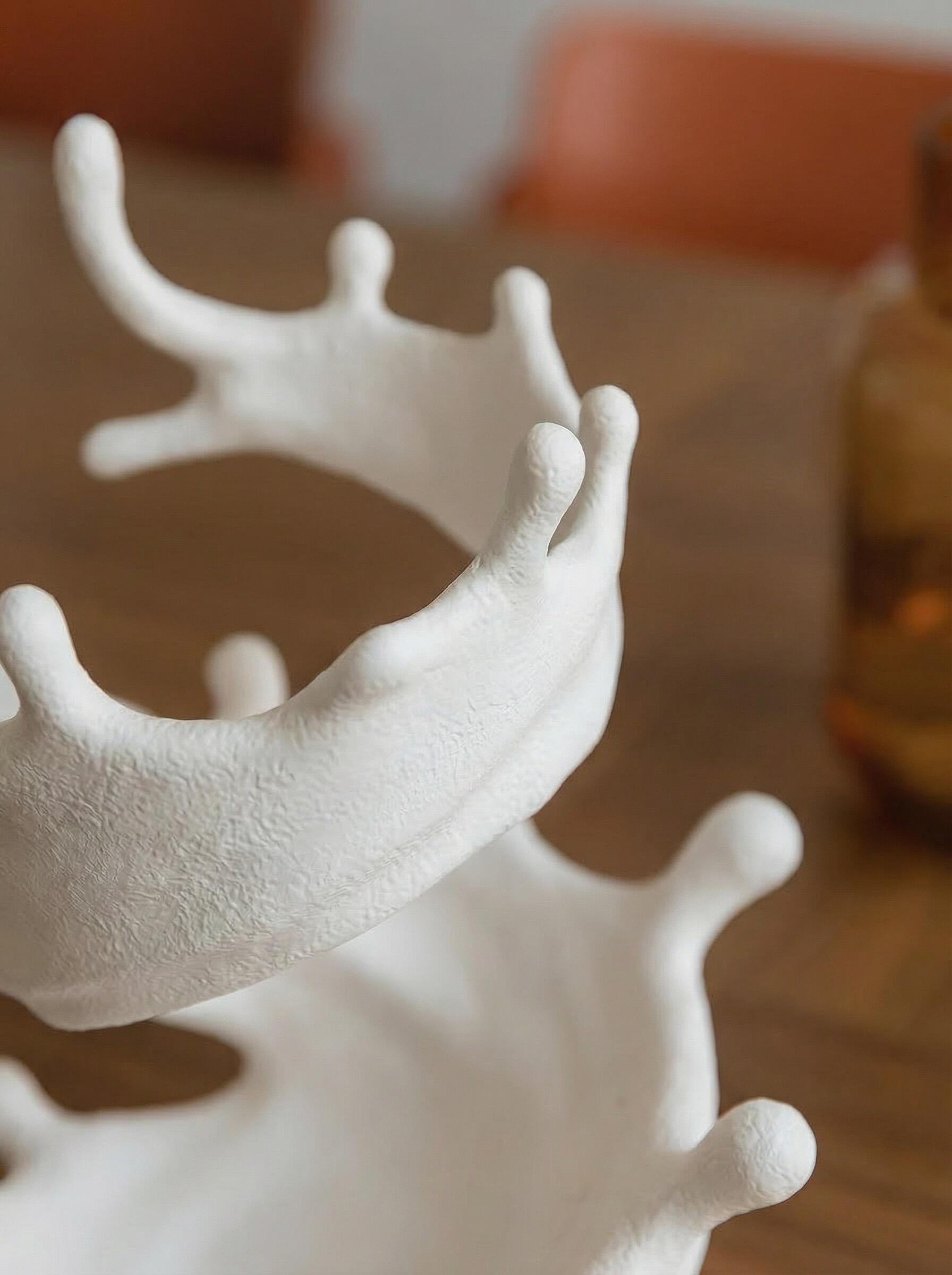Flowing Joy Splash Ceramic Candle Holder