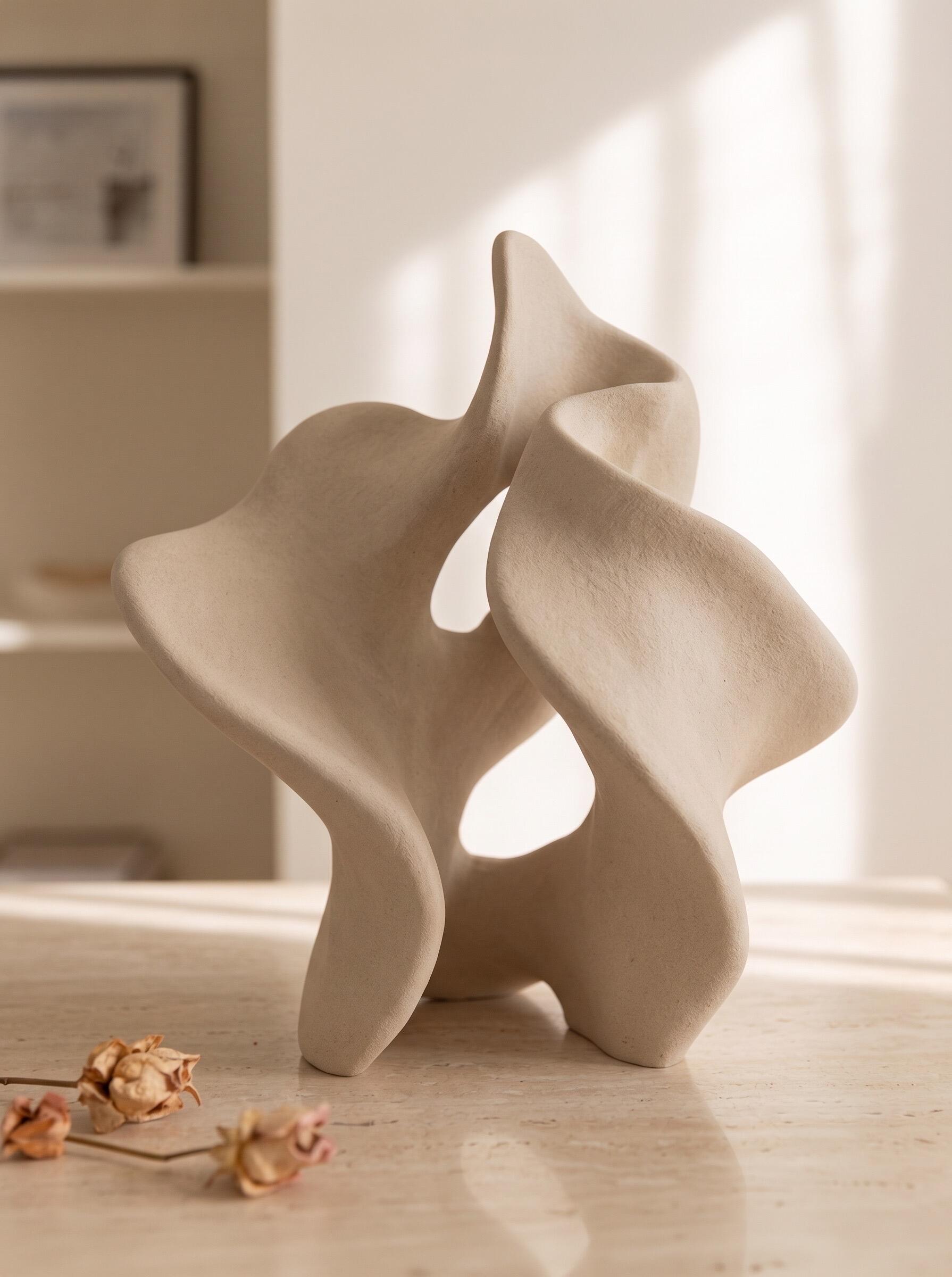 Sand & Wind Sculptural Ceramic Decor