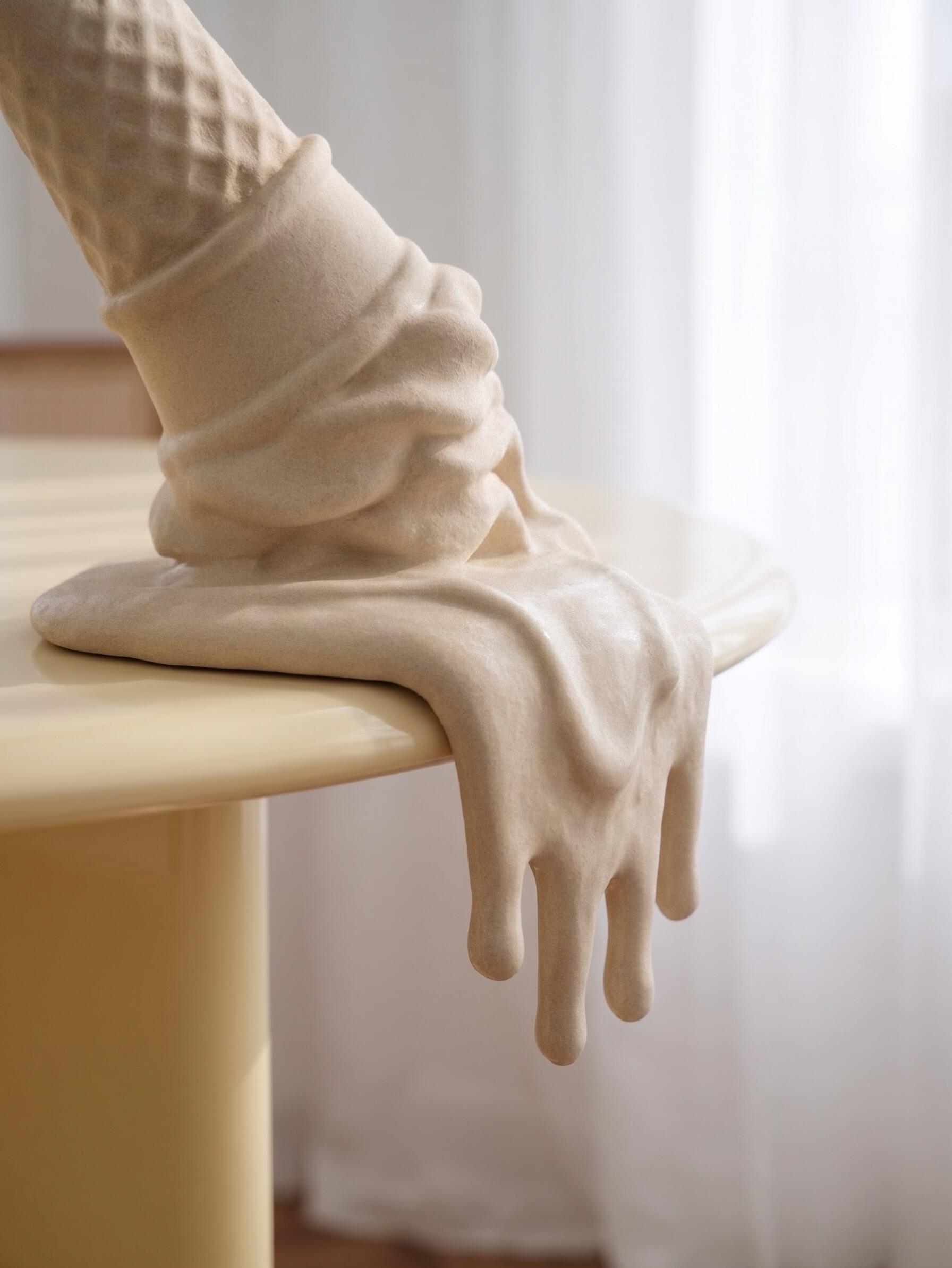Melt Into Your Heart Sculptural Plaster Decor