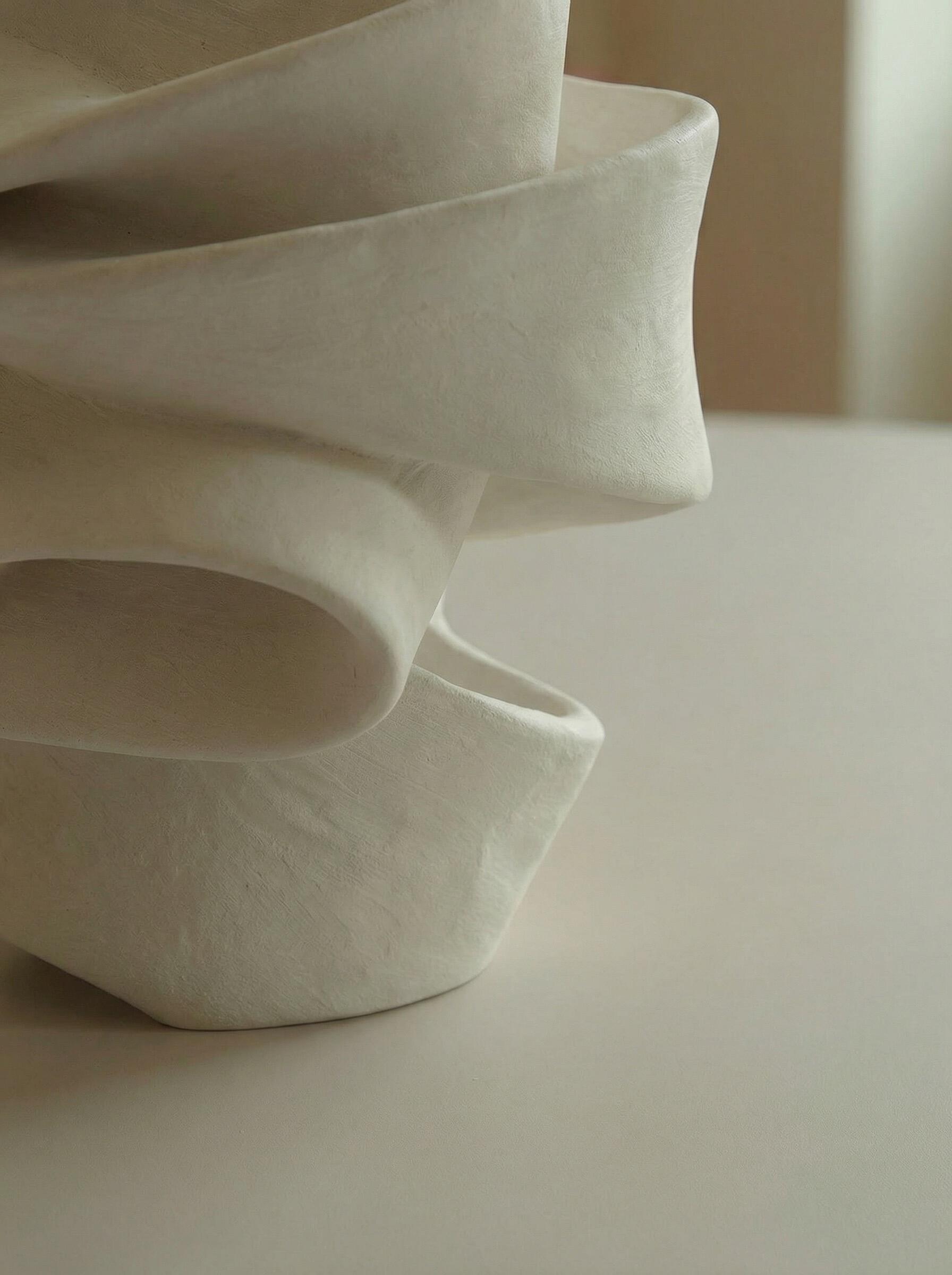 Wrinkled Tenderness Sculptural Plaster Decor