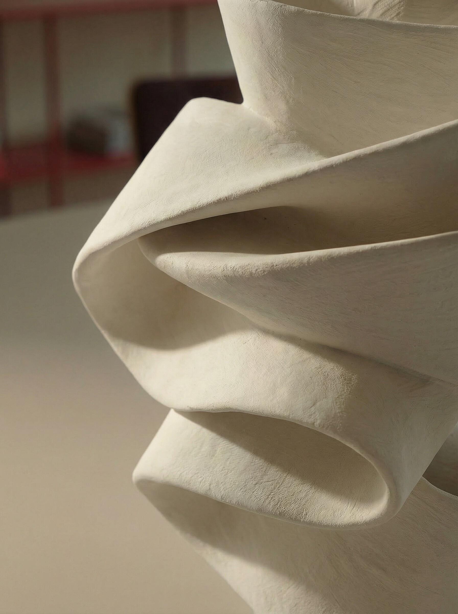 Wrinkled Tenderness Sculptural Plaster Decor