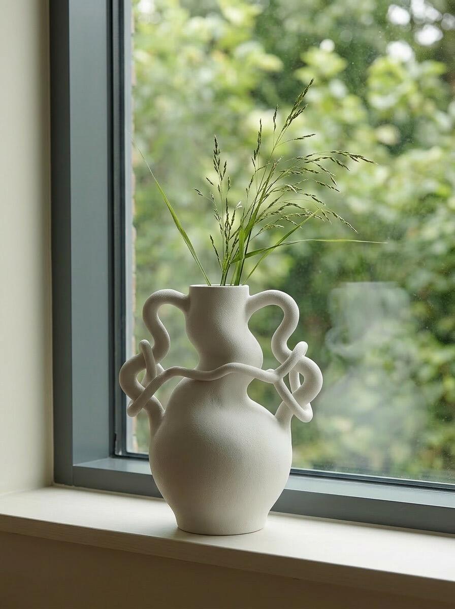 Joy in Knots Sculptural Ceramic Vase