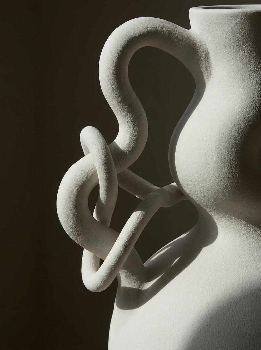 Joy in Knots Sculptural Ceramic Vase