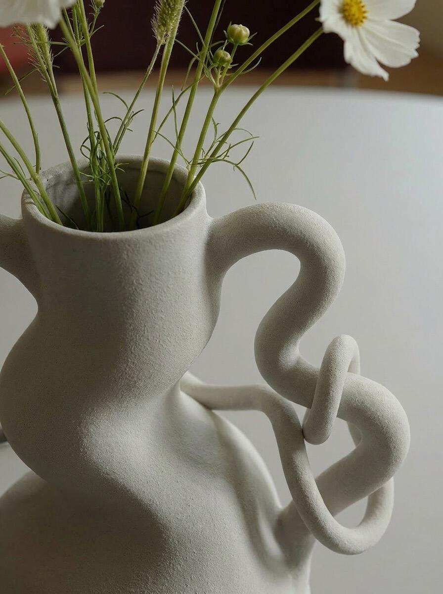 Joy in Knots Sculptural Ceramic Vase