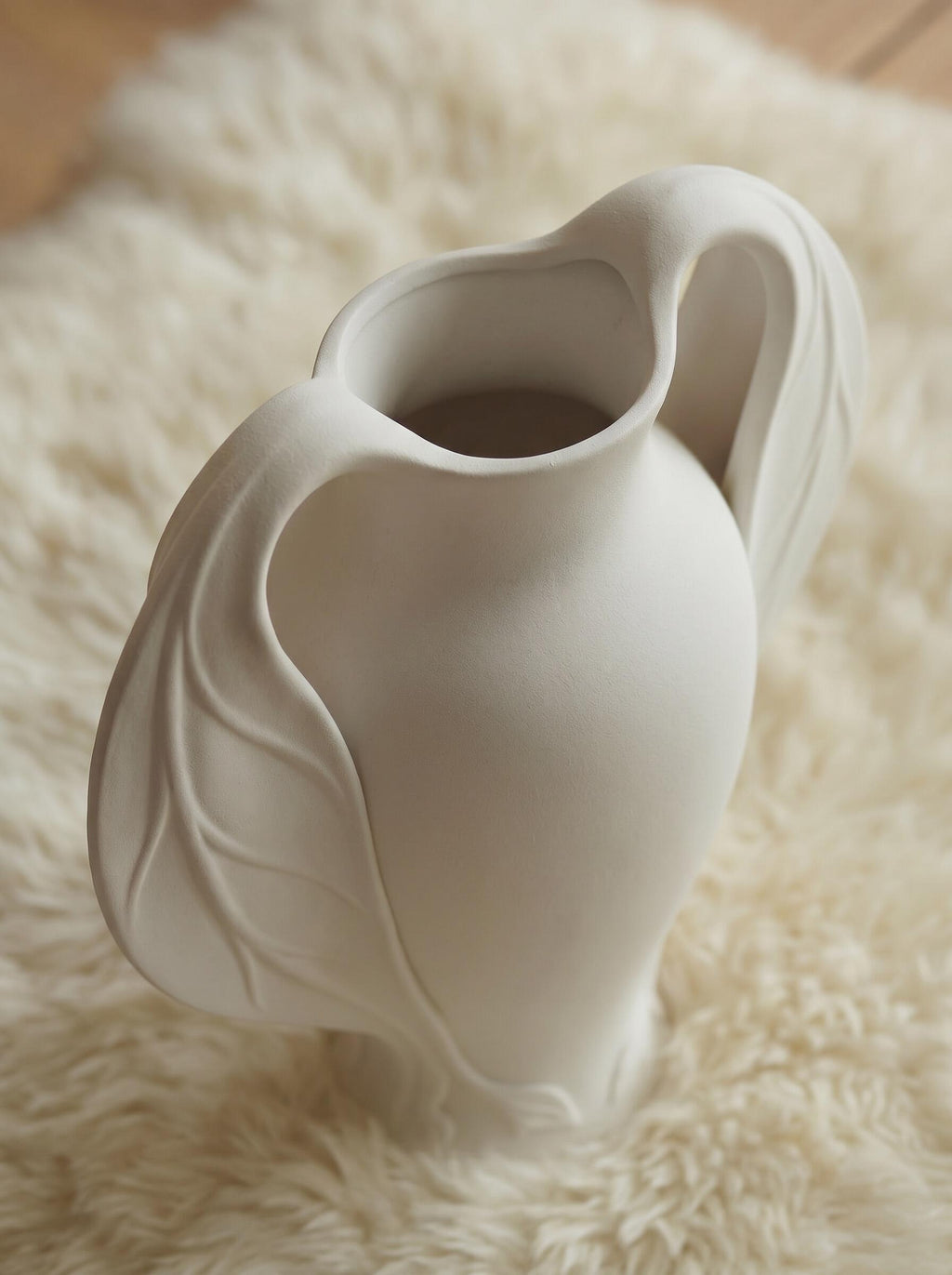 Flourishing Home Sculptural Ceramic Vase