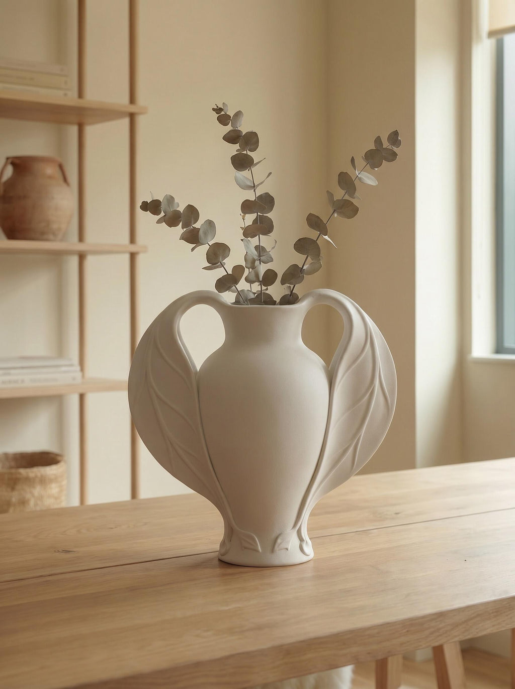 Flourishing Home Sculptural Ceramic Vase