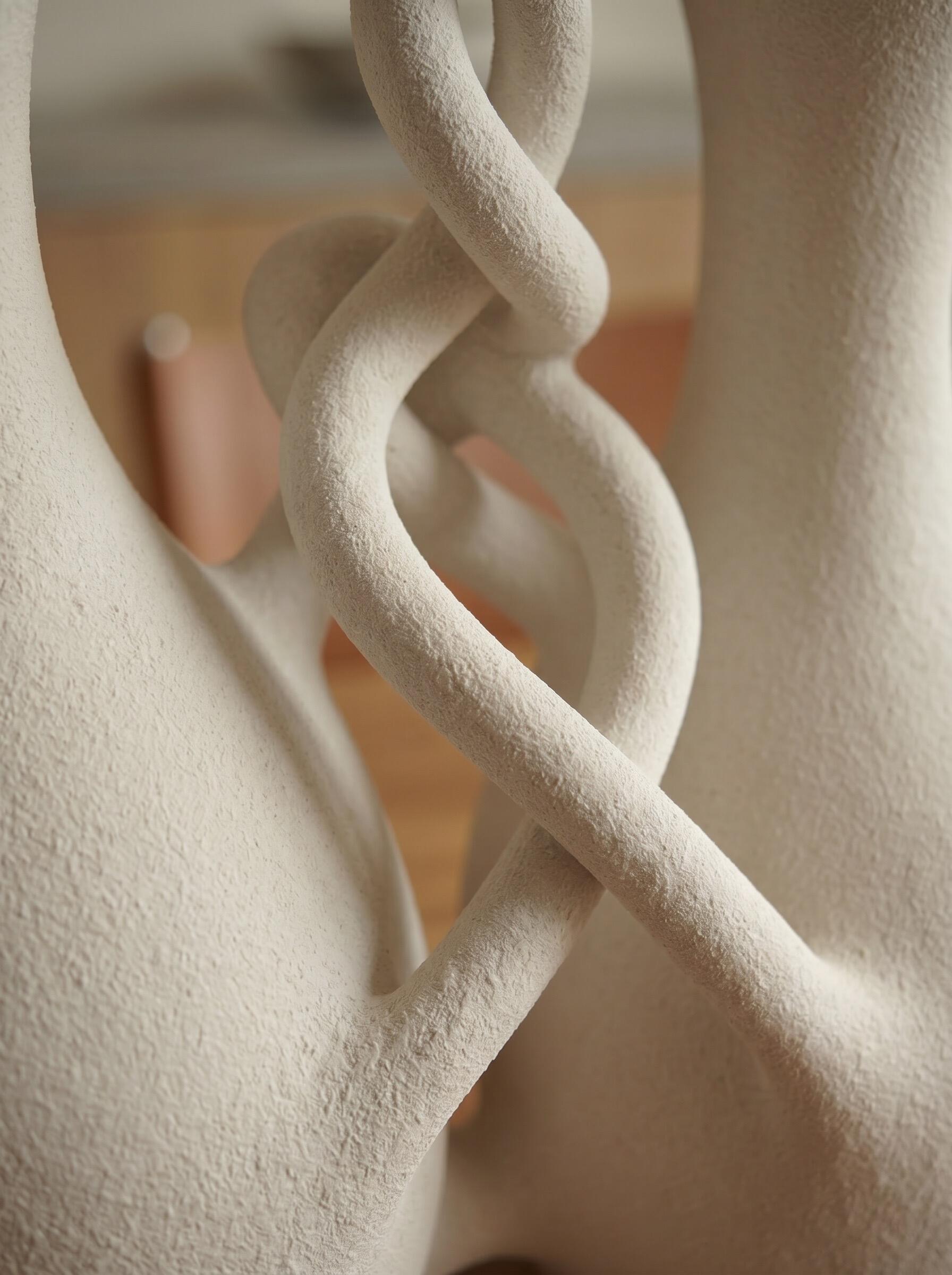 Entwined Branches Sculptural Ceramic Vase
