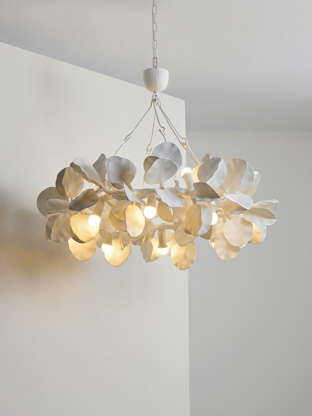 Clover Sculptural Plaster Resin Chandelier