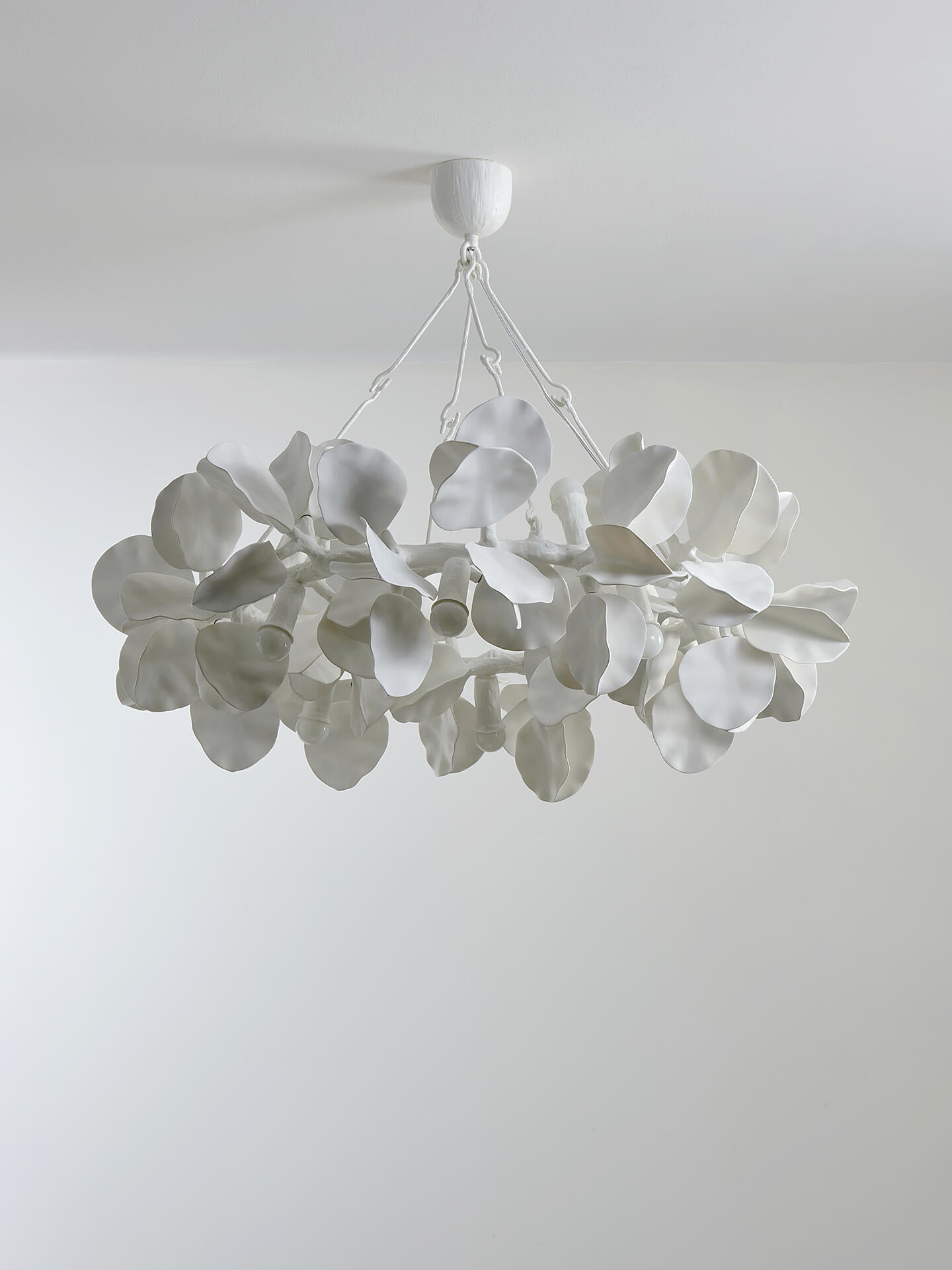 Clover Sculptural Plaster Resin Chandelier